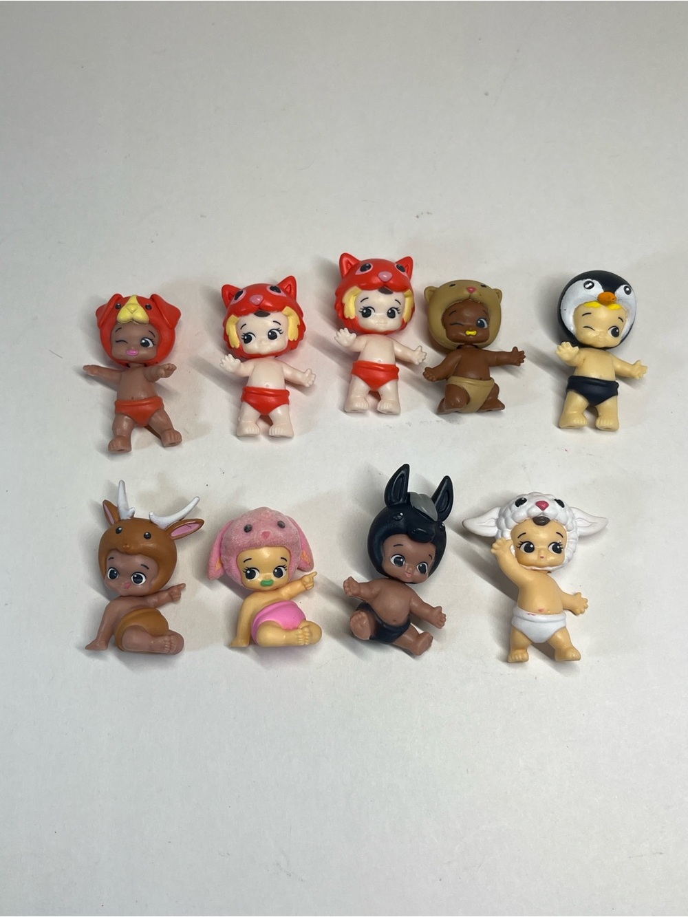 Moose TWOZIES Baby Animal Babies Lot Mini Figure Toys Twosies Trinket Cute